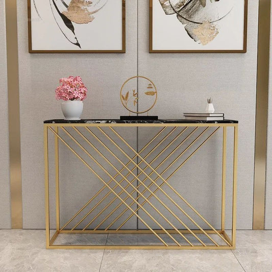 Modern Wrought Iron Console Tables Living Room Furniture Console Table Simple Creative